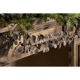 Ishana Christmas Garland - Antique Brass