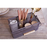 Inkollu Wire Utensil Holder - Aged Brass