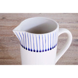 Iba Hand Painted Ceramic Jug - Indigo