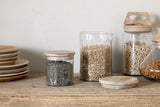 Igoko Medium Recycled Glass Storage Jar - Clear