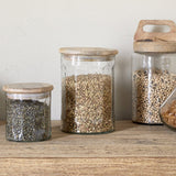 Igoko Small Recycled Glass Storage Jar - Clear