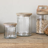 Igoko Small Recycled Glass Storage Jar - Clear