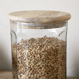 Igoko Small Recycled Glass Storage Jar - Clear