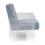 Ikos Accent Chair - Carolina Blue