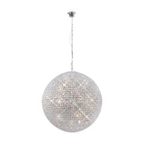 Ava 18 Light G9 Chandelier 1m - Polished Chrome