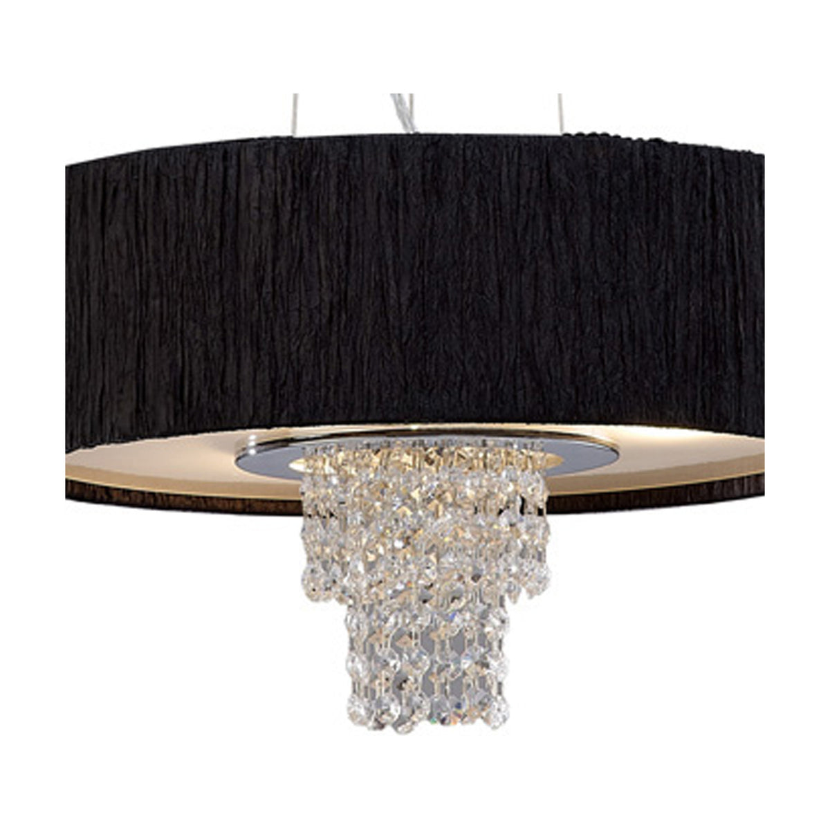 Nerissa 4 Light E14 Chandelier 35cm - Polished Chrome