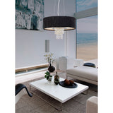 Nerissa 4 Light E14 Chandelier 35cm - Polished Chrome