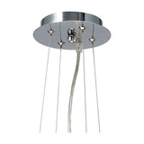 Dakota 4 Light E27 Flush Ceiling Light 67cm - Polished Chrome