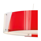Dakota 4 Light E27 Flush Ceiling Light 67cm - Polished Chrome