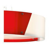 Dakota 4 Light E27 Flush Ceiling Light 67cm - Polished Chrome