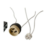 Aged Downlight Component Kit 62mm Cut-Out 60mm Dia - Aged Brass