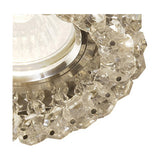 Crystal Round Cluster Downlight Rim Polished Chrome - Clear