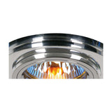 Crystal Shallow Downlight Rim 62mm Cut-Out 90mm Dia - Clear