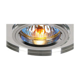 Crystal Shallow Downlight Rim 62mm Cut-Out 90mm Dia - Clear