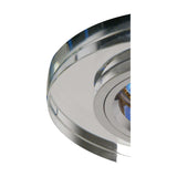 Crystal Shallow Downlight Rim 62mm Cut-Out 90mm Dia - Clear