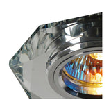 Crystal Downlight Rim 62mm Cut-Out 10cm Dia - Clear