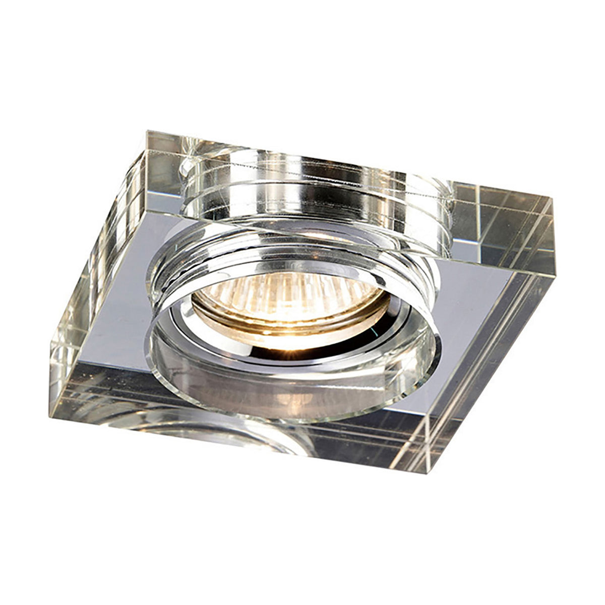 Crystal Square Downlight Rim Deep - Clear