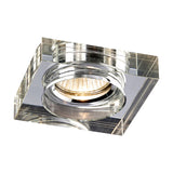 Crystal Square Downlight Rim Deep - Clear