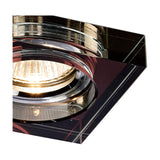 Crystal Square Downlight Rim 62mm Cut-Out 90mm Long - Purple
