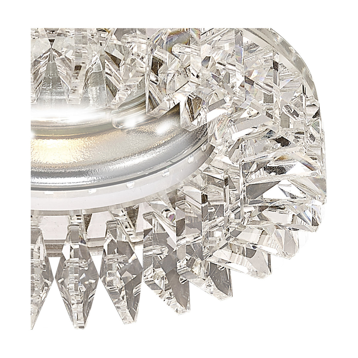 Crystal Round Downlight Rim - Clear