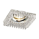 Crystal Square Downlight Rim - Clear