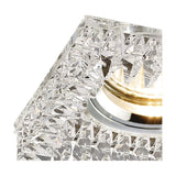 Crystal Square Downlight Rim - Clear