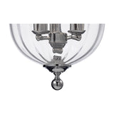 Aubrey 3 Light E14 Pendant Light 36cm - Polished Chrome