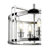 Eaton 4 Light E14 Semi Flush Ceiling Light 42cm - Polished Chrome