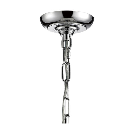Eaton 6 Light E14 Pendant Light 42cm - Polished Chrome