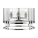 Eaton 6 Light E14 Pendant Light 42cm - Polished Chrome