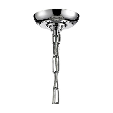 Eaton 12 Light E14 Pendant Light 53cm - Polished Chrome
