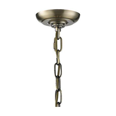 Eaton 3 Light E14 Pendant Light 26cm - Antique Brass