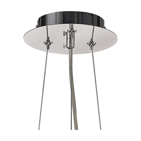 Phyllis 2 Light G9 Pendant Light 25cm - Polished Chrome