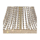 Alexandra 37 Light E14 Chandelier 1.08m Crystal - Gold
