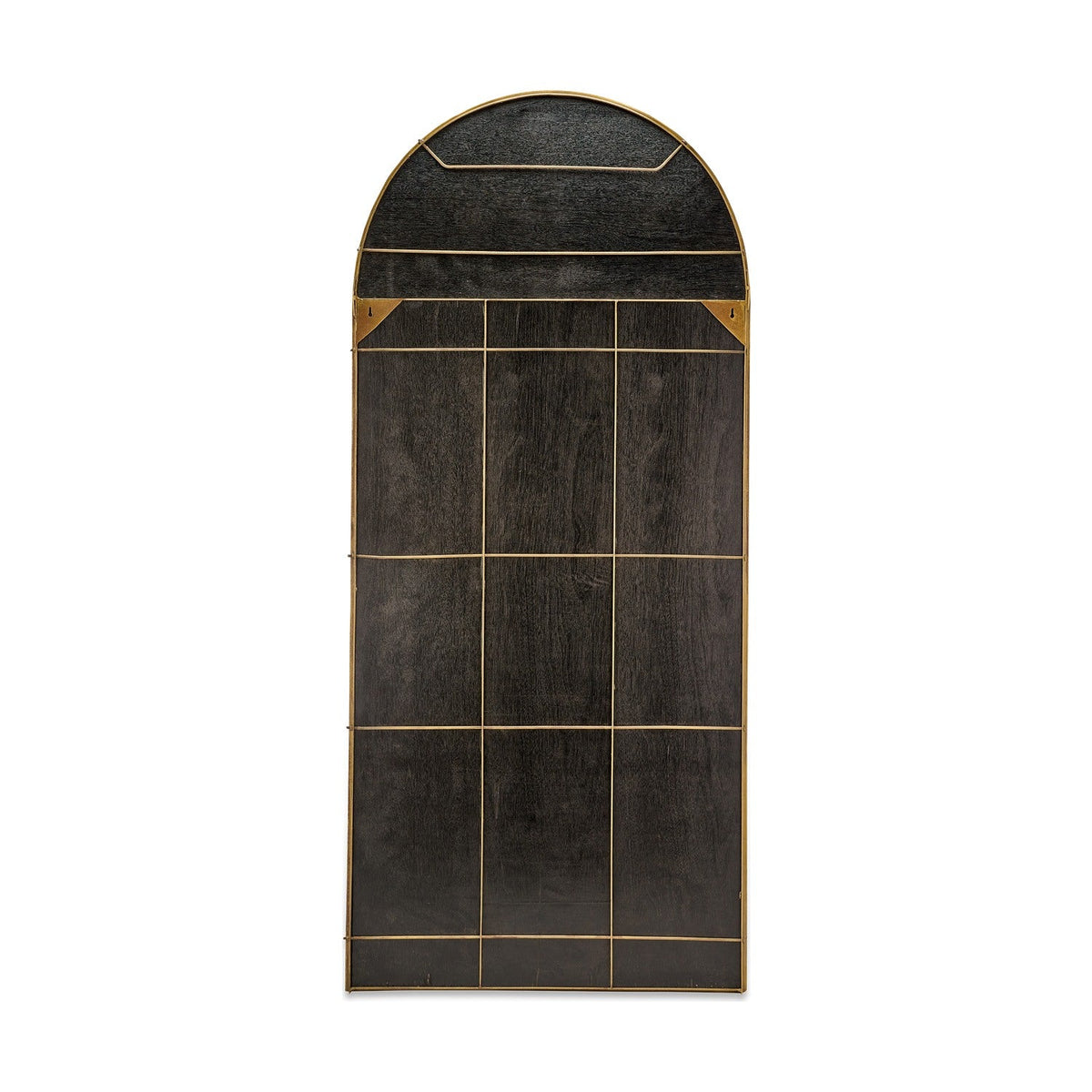 Imoma Iron Arched Full Length Mirror - Brass