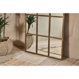 Imoma Iron Arched Full Length Mirror - Brass