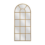 Imoma Iron Arched Full Length Mirror - Brass