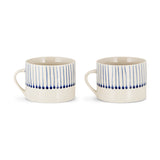 Iba Large Mug - Indigo - Set of 2