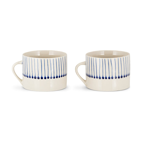 Iba Large Mug - Indigo - Set of 2