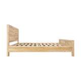 Indali King Mango Wood Bed Frame - Natural