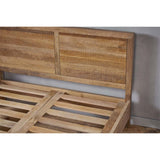 Indali Super King Mango Wood Bed Frame - Natural