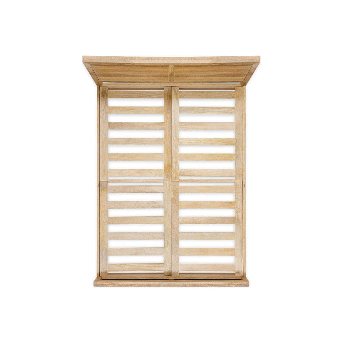 Indali Super King Mango Wood Bed Frame - Natural