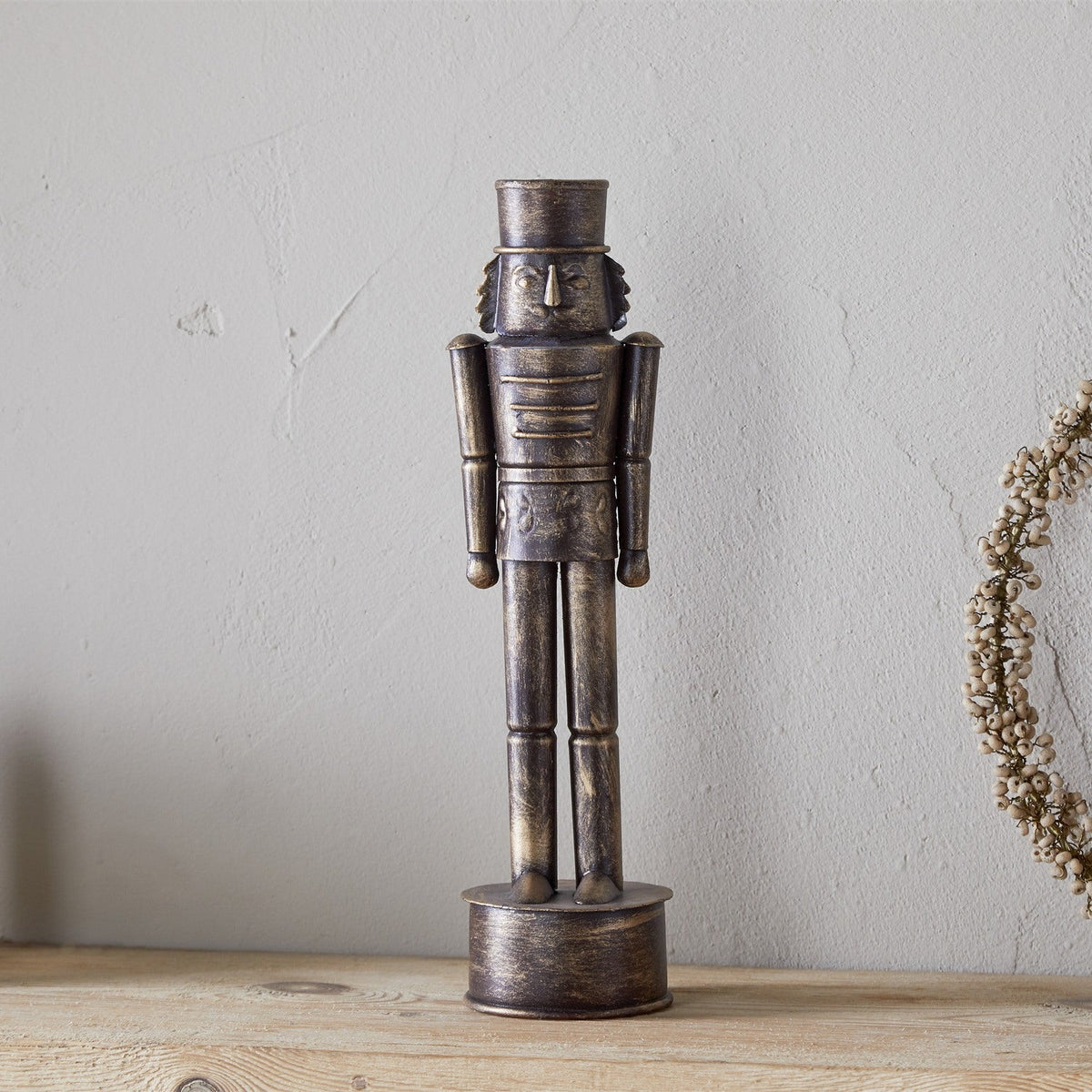 Imay Small Nutcracker Decoration - Antique Brass