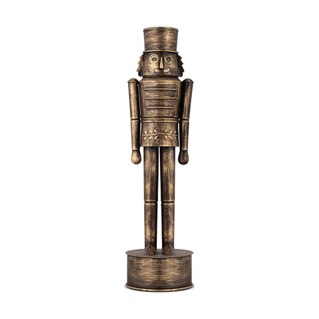 Imay Large Nutcracker Decoration - Antique Brass