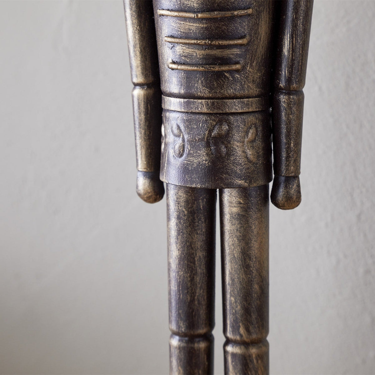 Imay Large Nutcracker Decoration - Antique Brass