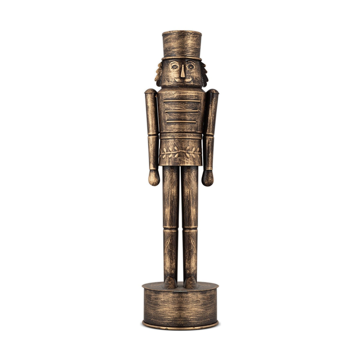 Imay Large Nutcracker Decoration - Antique Brass