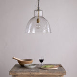 Inayah Recycled Glass Pendant Light - Clear