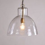 Inayah Recycled Glass Pendant Light - Clear
