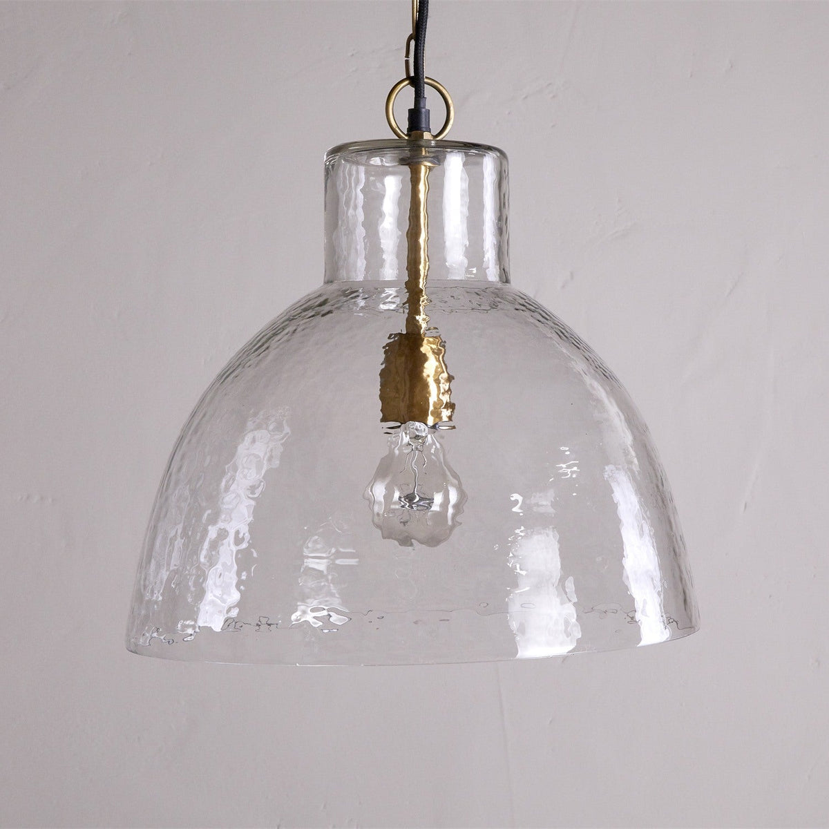 Inayah Recycled Glass Pendant Light - Clear