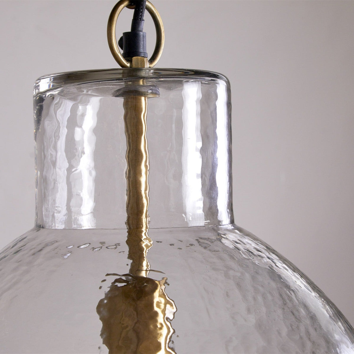 Inayah Recycled Glass Pendant Light - Clear
